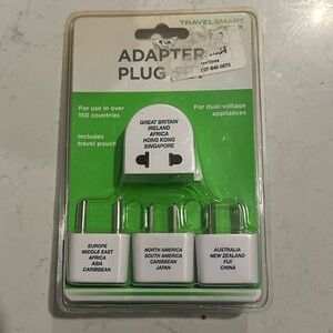 Travel Smart by ConAir Adapter Plug Set 3x10A/250V AC, 1x12A/250V AC M600X​